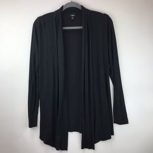 Mossimo Open Drape front black cardigan